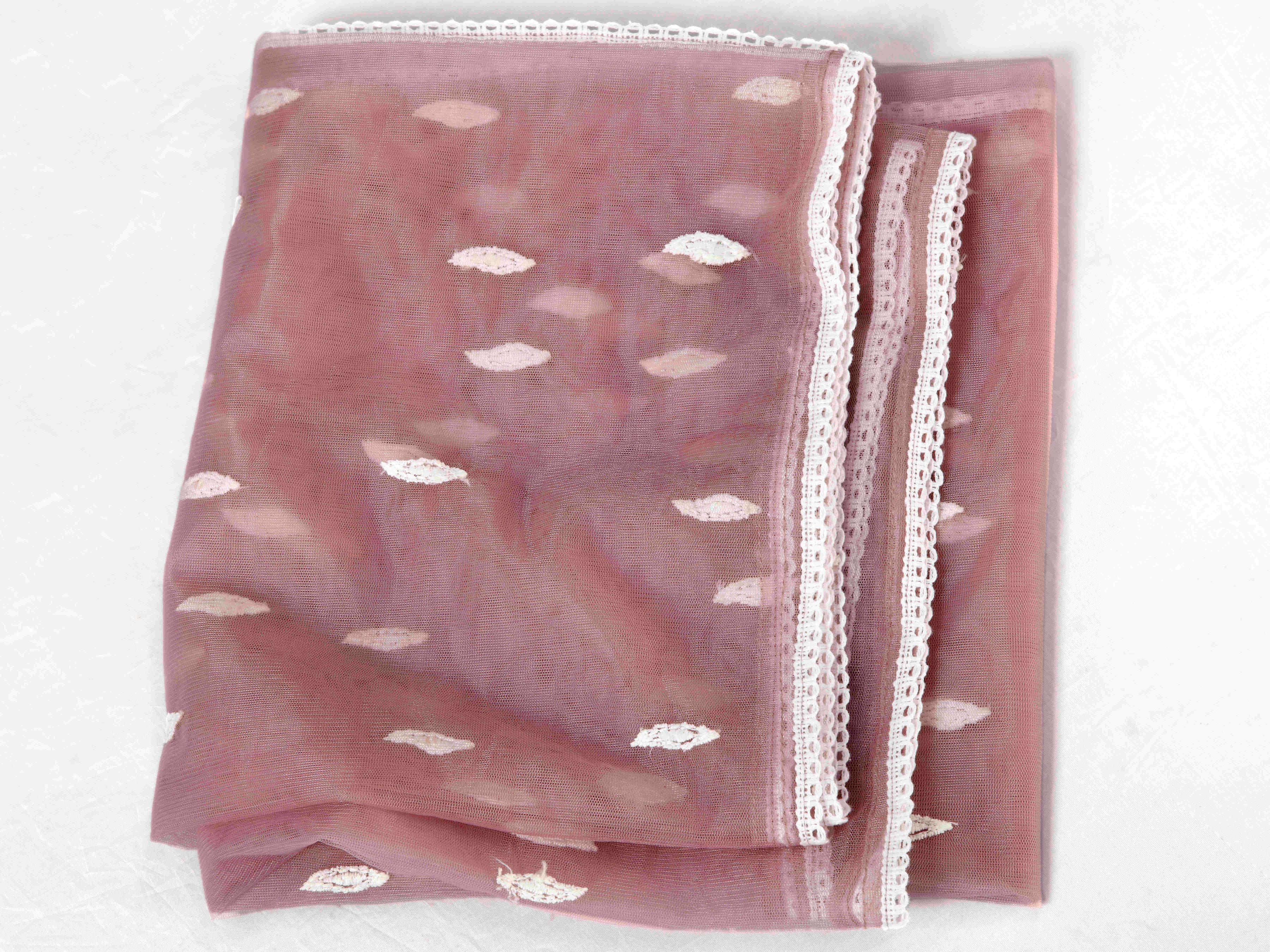 Embroidered Empire Pure Cotton Kurta With Trousers & Dupatta